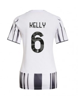 Juventus Lloyd Kelly #6 Replika Hemmakläder Dam 2025-26 Kortärmad